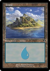 Island (440) (Retro Frame) (440) [Commander Masters]