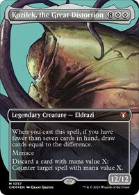 Kozilek, the Great Distortion (Textured Foil) (1057) [Commander Masters]