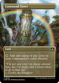 Command Tower (Borderless) (659) [Commander Masters]