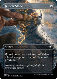 Fellwar Stone (Borderless) (657) [Commander Masters]