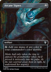 Arcane Signet (Borderless) (653) [Commander Masters]