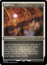 Land Tax (Foil Etched) (464) [Commander Masters]