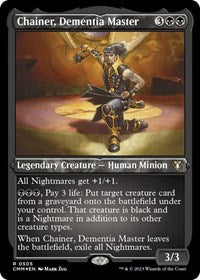 Chainer, Dementia Master (Foil Etched) (505) [Commander Masters]