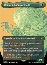 Omnath, Locus of Mana (Textured Foil) (1063) [Commander Masters]