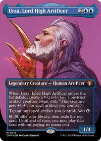 Urza, Lord High Artificer (Borderless) (674) [Commander Masters]