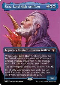 Urza, Lord High Artificer (Textured Foil) (1060) [Commander Masters]