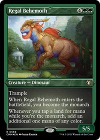 Regal Behemoth (Foil Etched) (569) [Commander Masters]