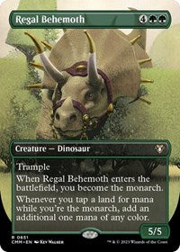 Regal Behemoth (Borderless) (651) [Commander Masters]