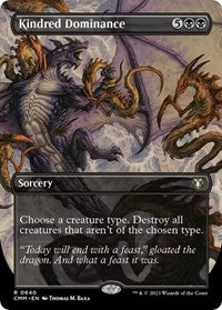 Kindred Dominance (Borderless) (640) [Commander Masters]