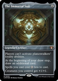 The Immortal Sun (Foil Etched) (608) [Commander Masters]