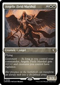 Angelic Field Marshal (Foil Etched) (456) [Commander Masters]
