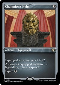Champion's Helm (Foil Etched) (601) [Commander Masters]