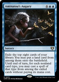 Aminatou's Augury (73) [Commander Masters]