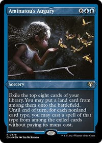 Aminatou's Augury (Foil Etched) (479) [Commander Masters]