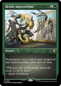 Heroic Intervention (Foil Etched) (563) [Commander Masters]