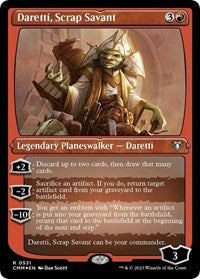 Daretti, Scrap Savant (Foil Etched) (531) [Commander Masters]