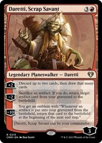 Daretti, Scrap Savant (213) [Commander Masters]