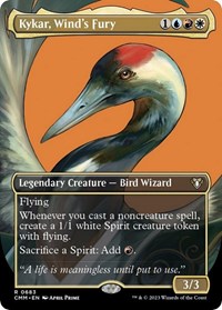 Kykar, Wind's Fury (Borderless) (683) [Commander Masters]