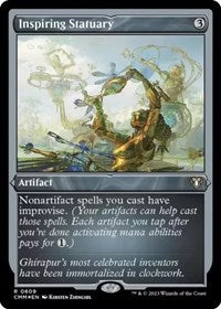 Inspiring Statuary (Foil Etched) (609) [Commander Masters]