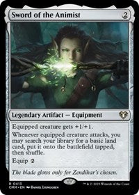 Sword of the Animist (413) [Commander Masters]