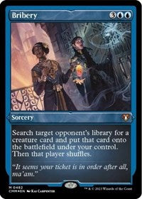 Bribery (Foil Etched) (482) [Commander Masters]