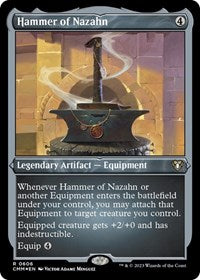 Hammer of Nazahn (Foil Etched) (606) [Commander Masters]