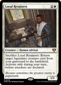 Loyal Retainers (39) [Commander Masters]
