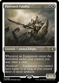 Puresteel Paladin (Foil Etched) (469) [Commander Masters]