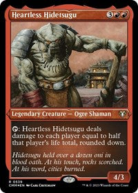 Heartless Hidetsugu (Foil Etched) (539) [Commander Masters]