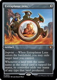 Extraplanar Lens (Foil Etched) (604) [Commander Masters]