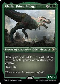 Ghalta, Primal Hunger (Foil Etched) (561) [Commander Masters]