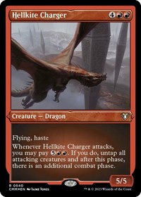 Hellkite Charger (Foil Etched) (540) [Commander Masters]