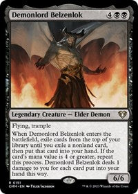 Demonlord Belzenlok (151) [Commander Masters]