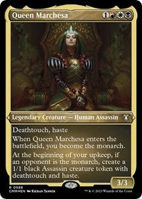 Queen Marchesa (Foil Etched) (588) [Commander Masters]