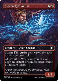 Storm-Kiln Artist (Borderless) (644) [Commander Masters]