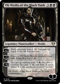 Ob Nixilis of the Black Oath (176) [Commander Masters]