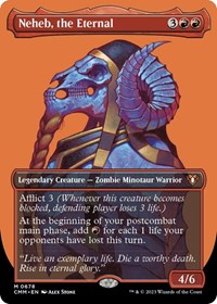 Neheb, the Eternal (Borderless) (678) [Commander Masters]