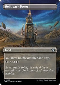 Reliquary Tower (Borderless) (663) [Commander Masters]