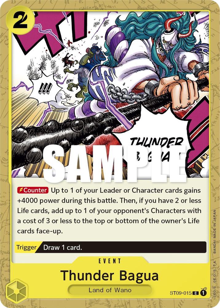 Thunder Bagua (ST09-015) [Starter Deck 9: Yamato]