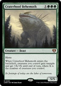 Craterhoof Behemoth (280) [Commander Masters]