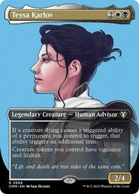 Teysa Karlov (Borderless) (688) [Commander Masters]