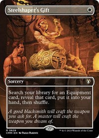 Steelshaper's Gift (Borderless) (629) [Commander Masters]