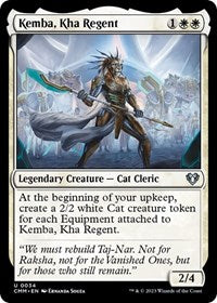 Kemba, Kha Regent (34) [Commander Masters]