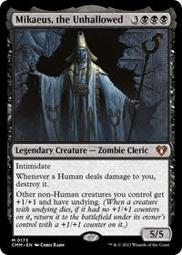 Mikaeus, the Unhallowed (173) [Commander Masters]