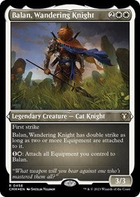Balan, Wandering Knight (Foil Etched) (458) [Commander Masters]