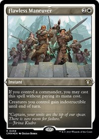 Flawless Maneuver (Foil Etched) (459) [Commander Masters]