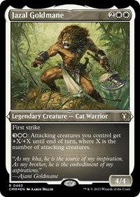 Jazal Goldmane (Foil Etched) (463) [Commander Masters]