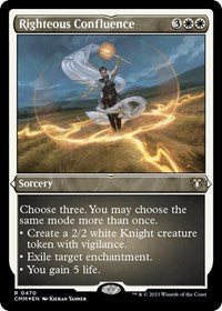 Righteous Confluence (Foil Etched) (470) [Commander Masters]