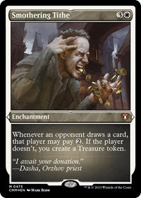 Smothering Tithe (Foil Etched) (473) [Commander Masters]