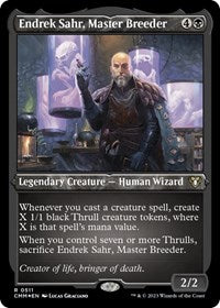 Endrek Sahr, Master Breeder (Foil Etched) (511) [Commander Masters]